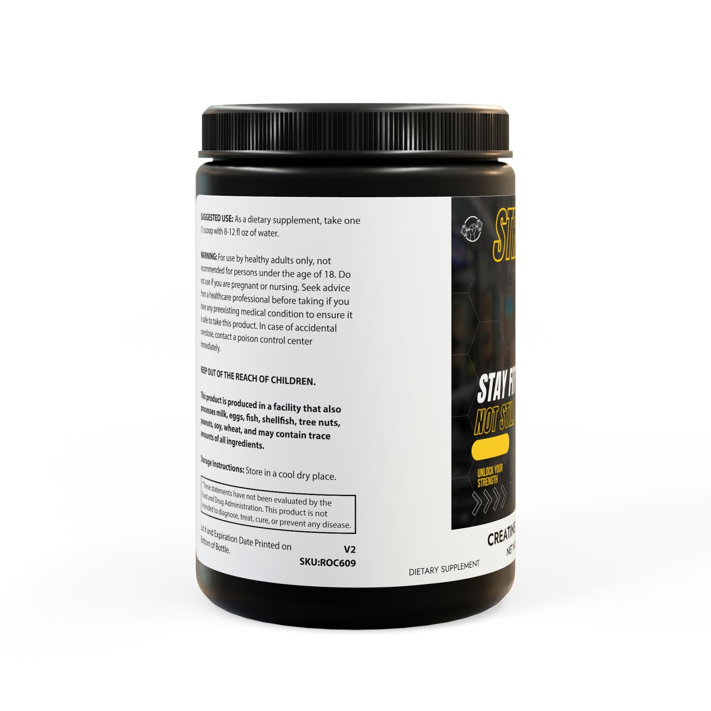 Creatine Monohydrate Supplement (300g, 10.58oz)