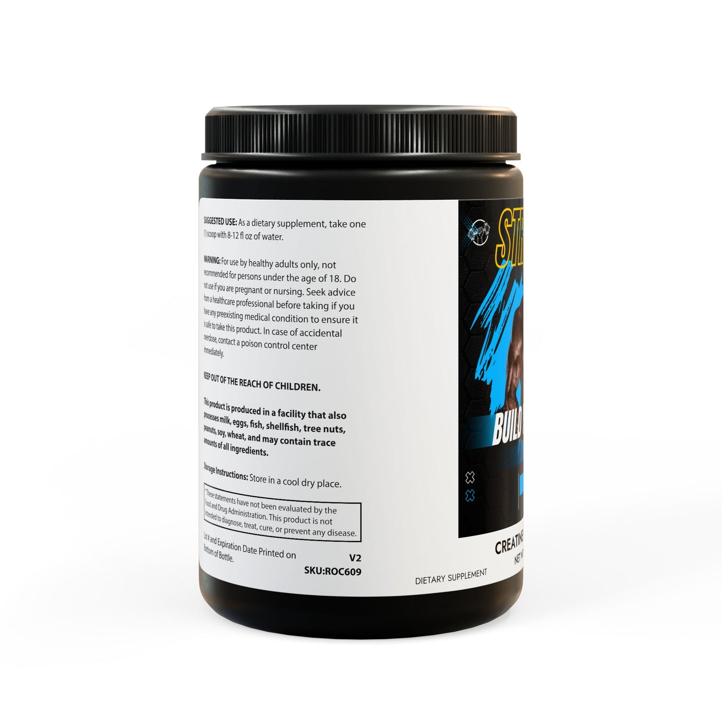 Creatine Monohydrate Supplement B+ (300g, 10.58oz)